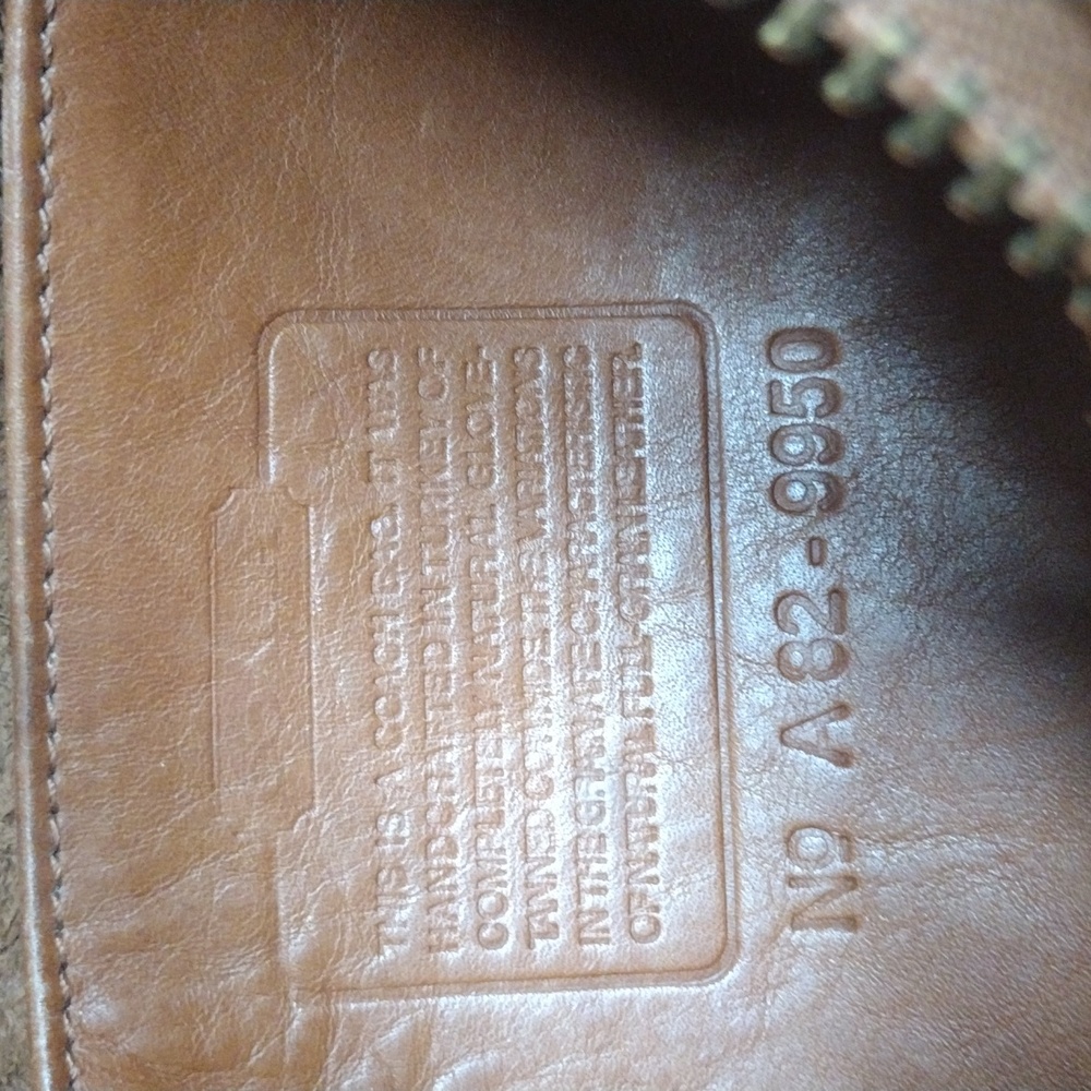 Vintage Coach Janice 9950 Tan Leather Handbag - Picture 3 of 9